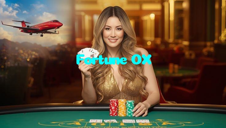 Fortune OX casino presented on mobile device in Pakistan with slots and live games