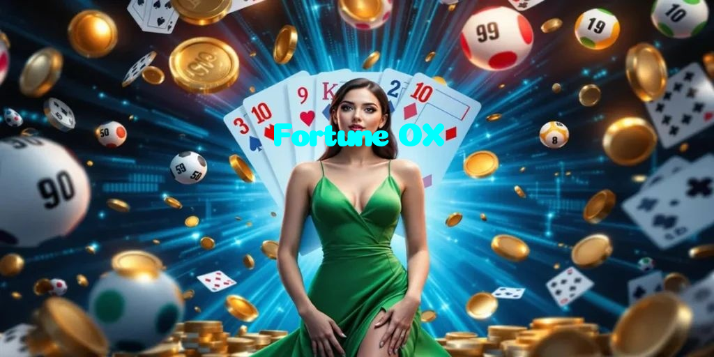 Fortune OX casino presented on mobile device in Pakistan with slots and live games
